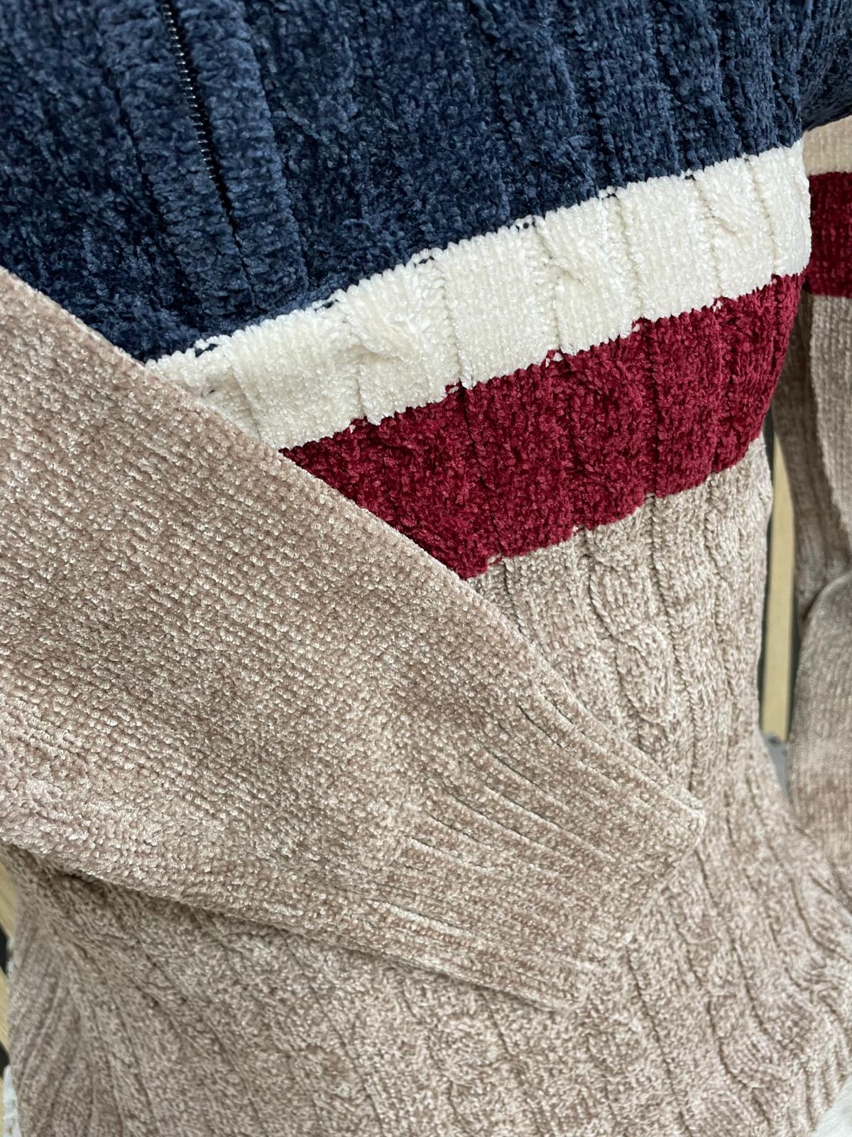 Suéter de chenilla beig Pack