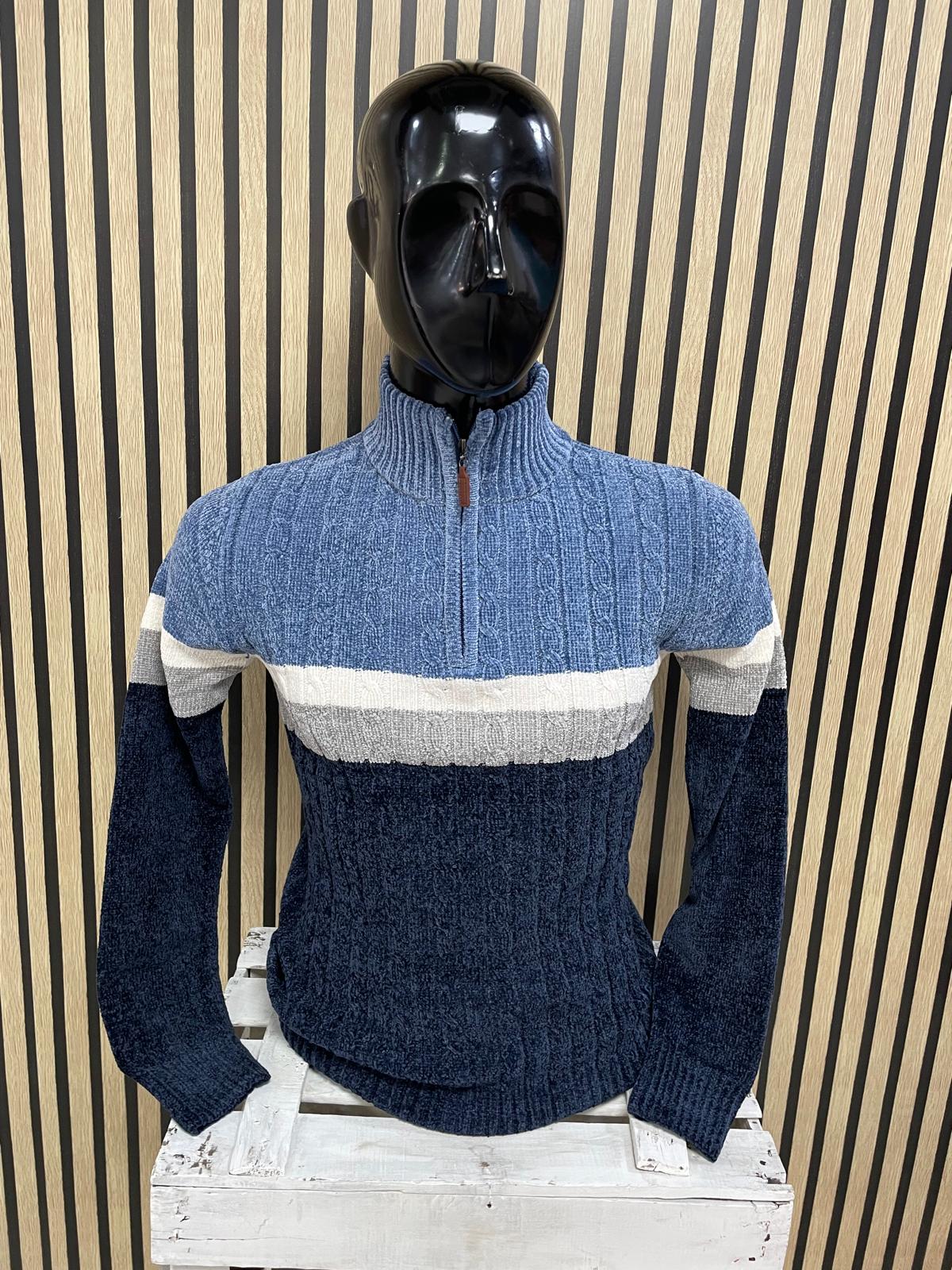 Suéter de chenilla azul Pack