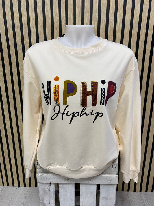 Sudadera beig Hip