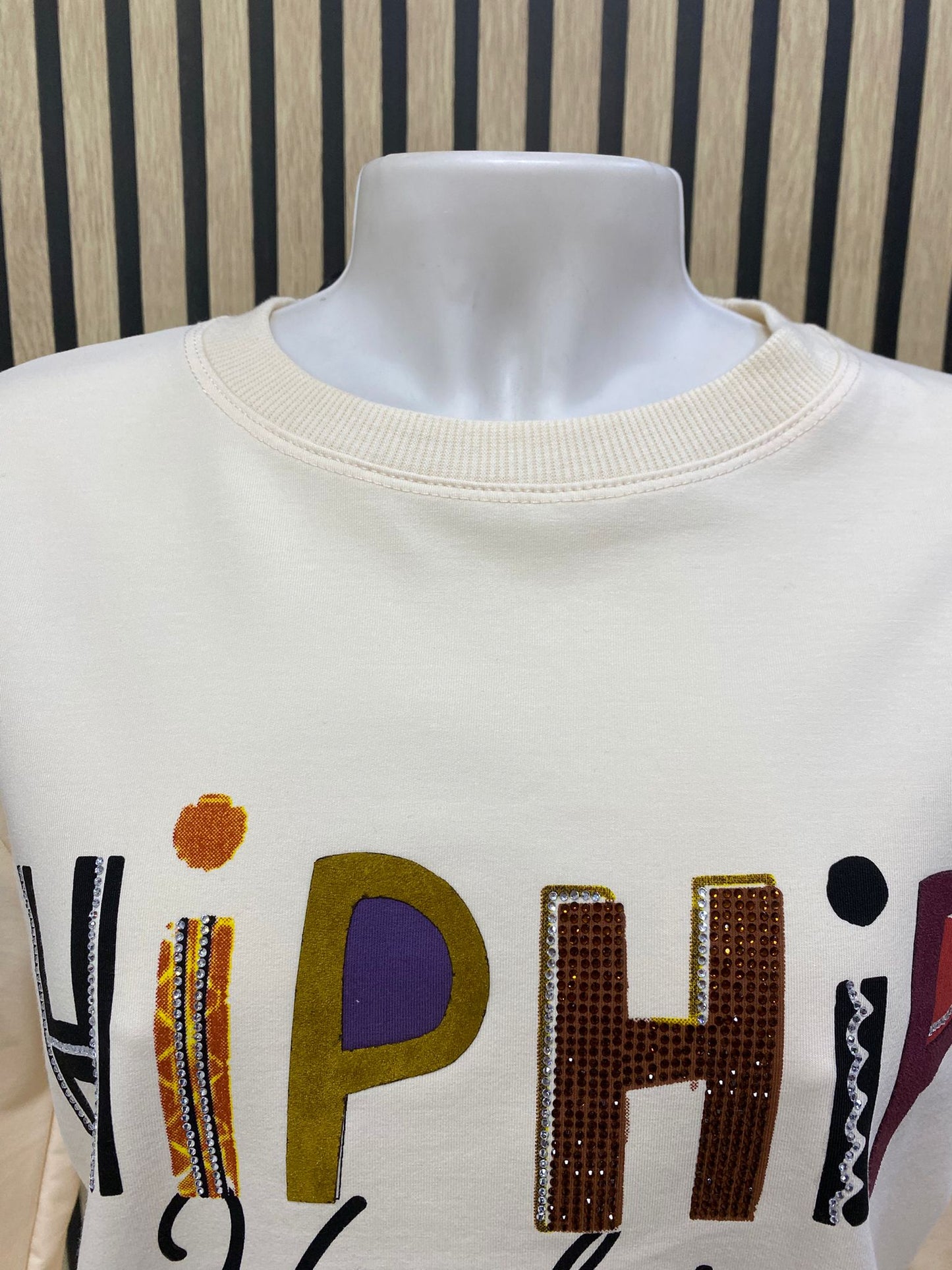 Sudadera beig Hip