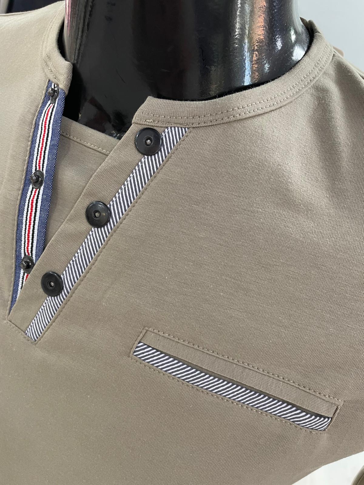 Camiseta beig Andrid