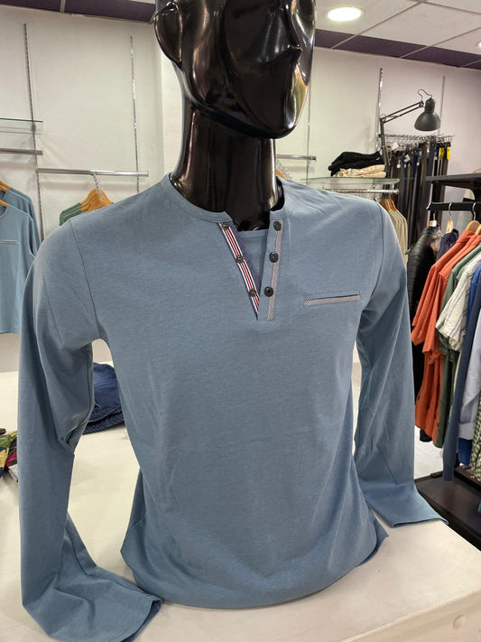 Camiseta azul Andrid