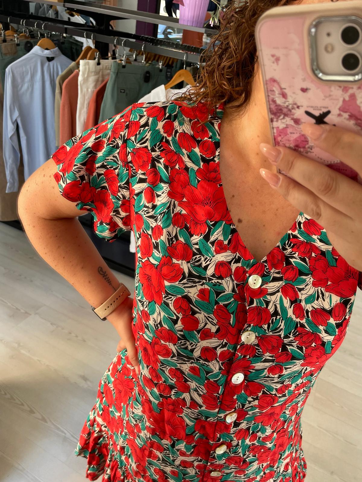 Vestido rojo Aurora