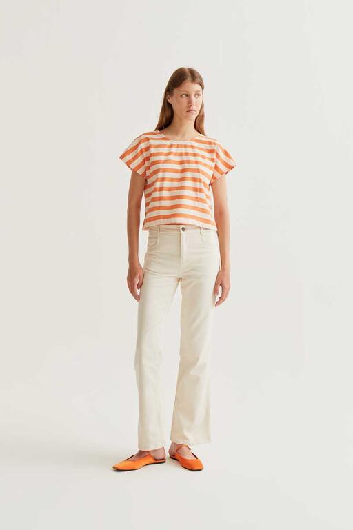 Top Bamboo naranja