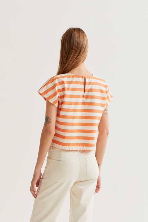 Top Bamboo naranja