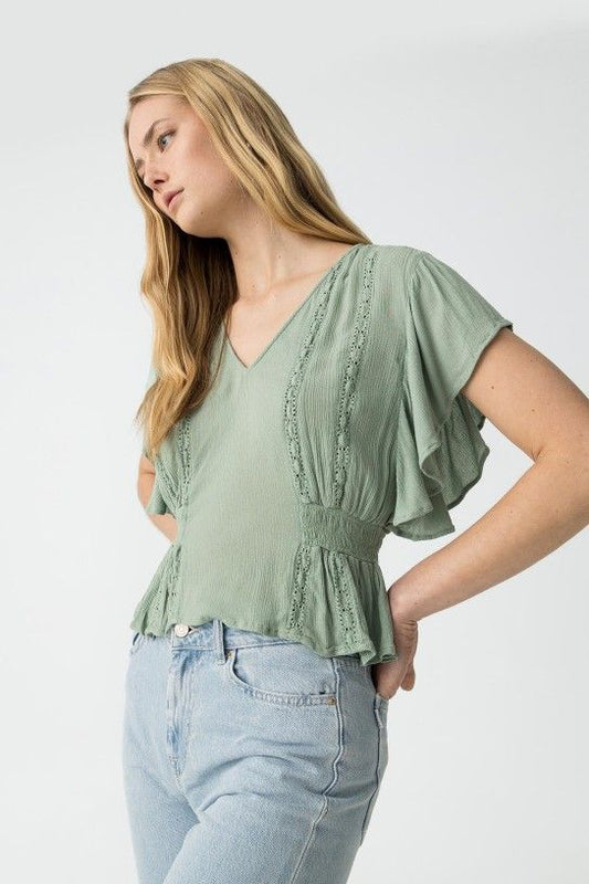 Blusa verde Bardana