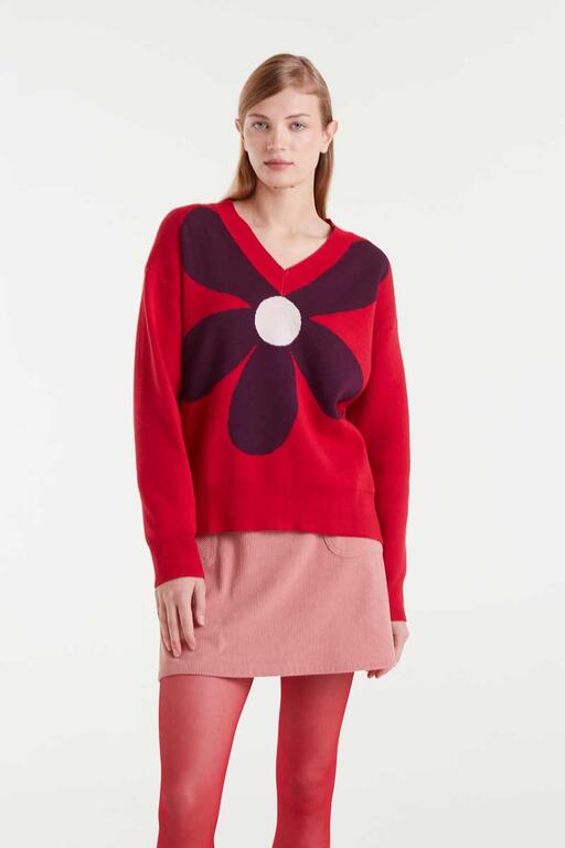 Jersey rojo Big Flower