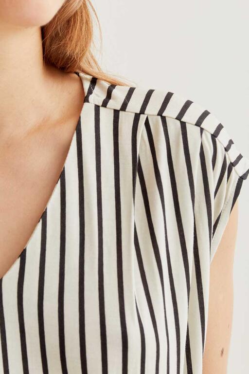 Blusa rayas negras