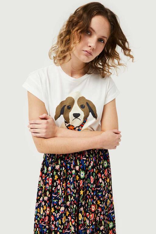 Camiseta estampada Perro