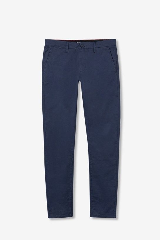 Pantalón chino azul