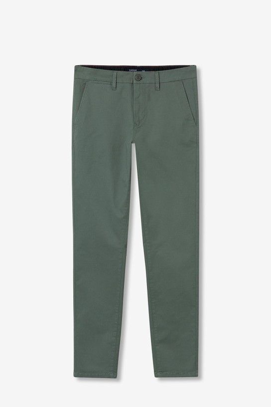 Pantalón chino verde