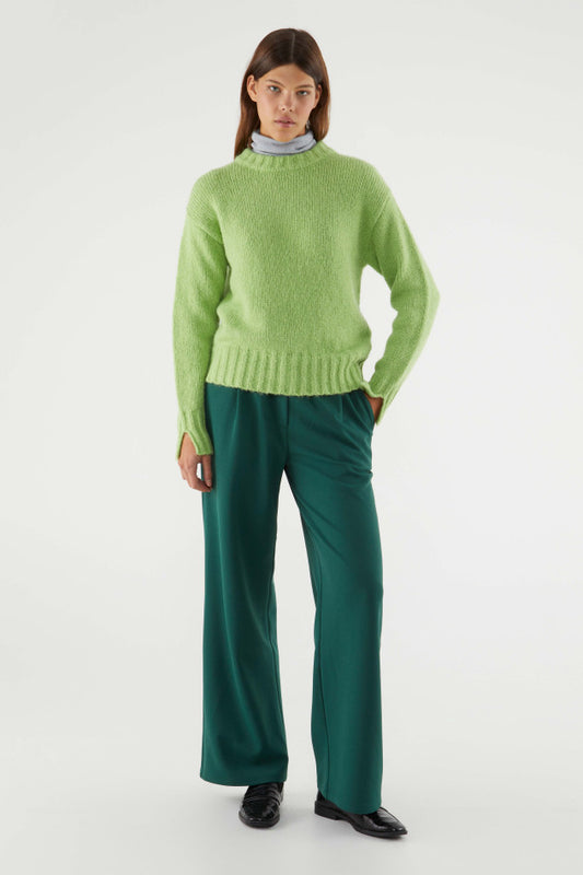 Pantalón ancho  verde Costel