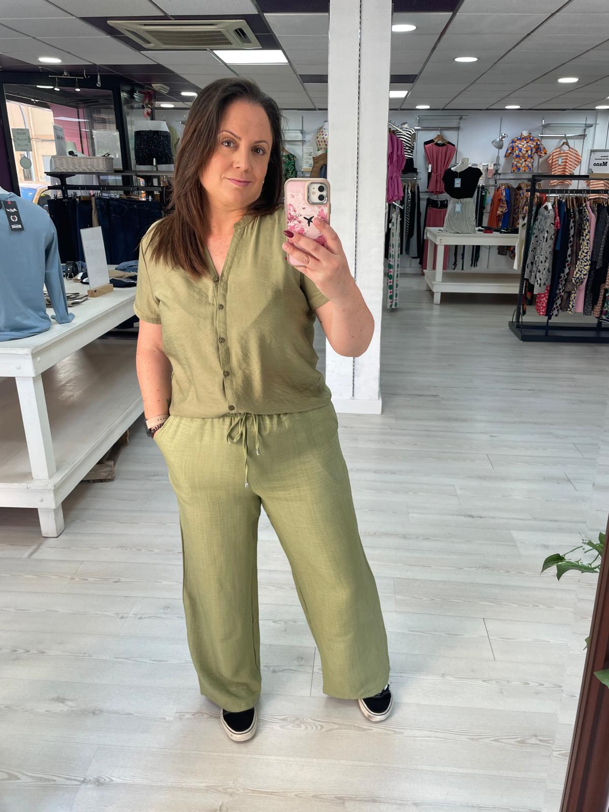 Camisa verde Dayo