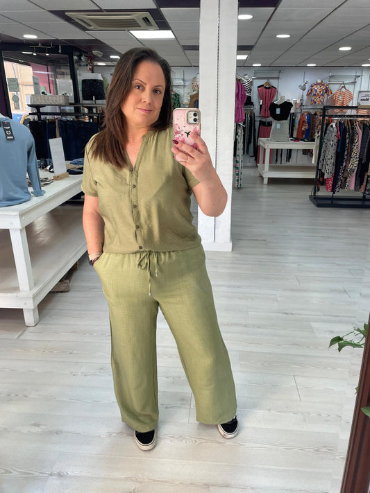 Camisa verde Dayo