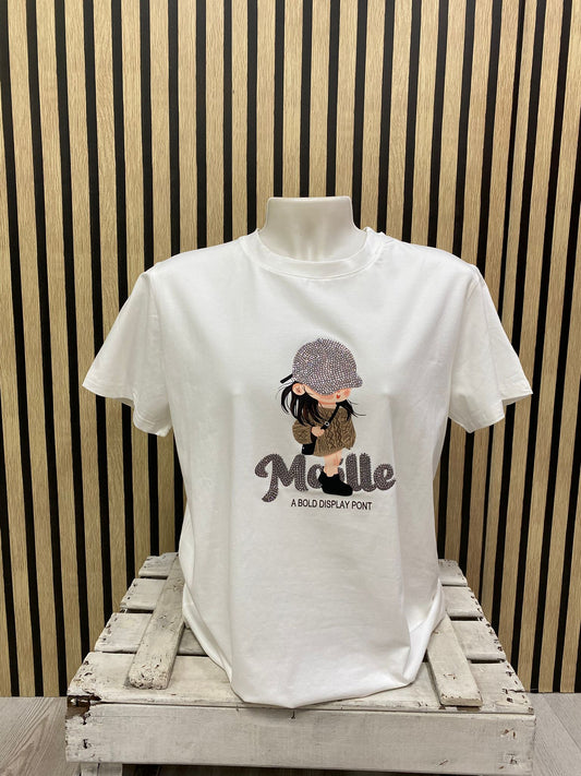 Camiseta blanca Enzi