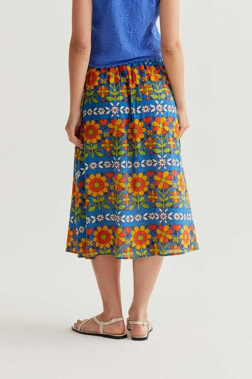 Falda midi Garden