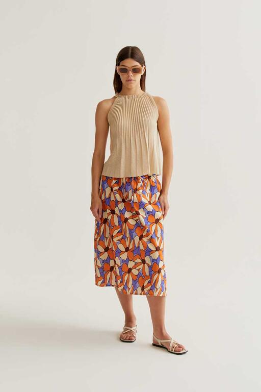 Falda midi Marigold