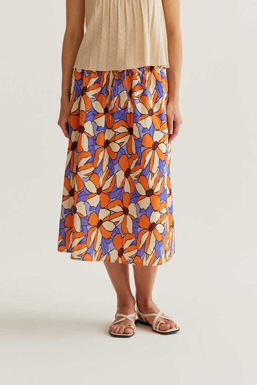 Falda midi Marigold