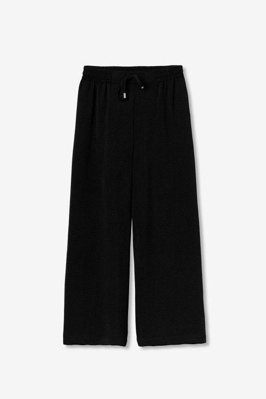 Pantalón culotte negro Francesca