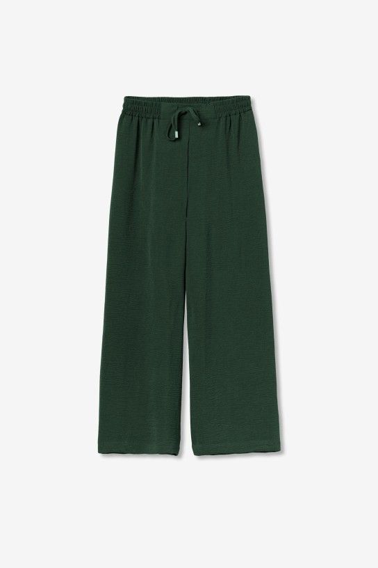 Pantalón culotte verde Francesca.