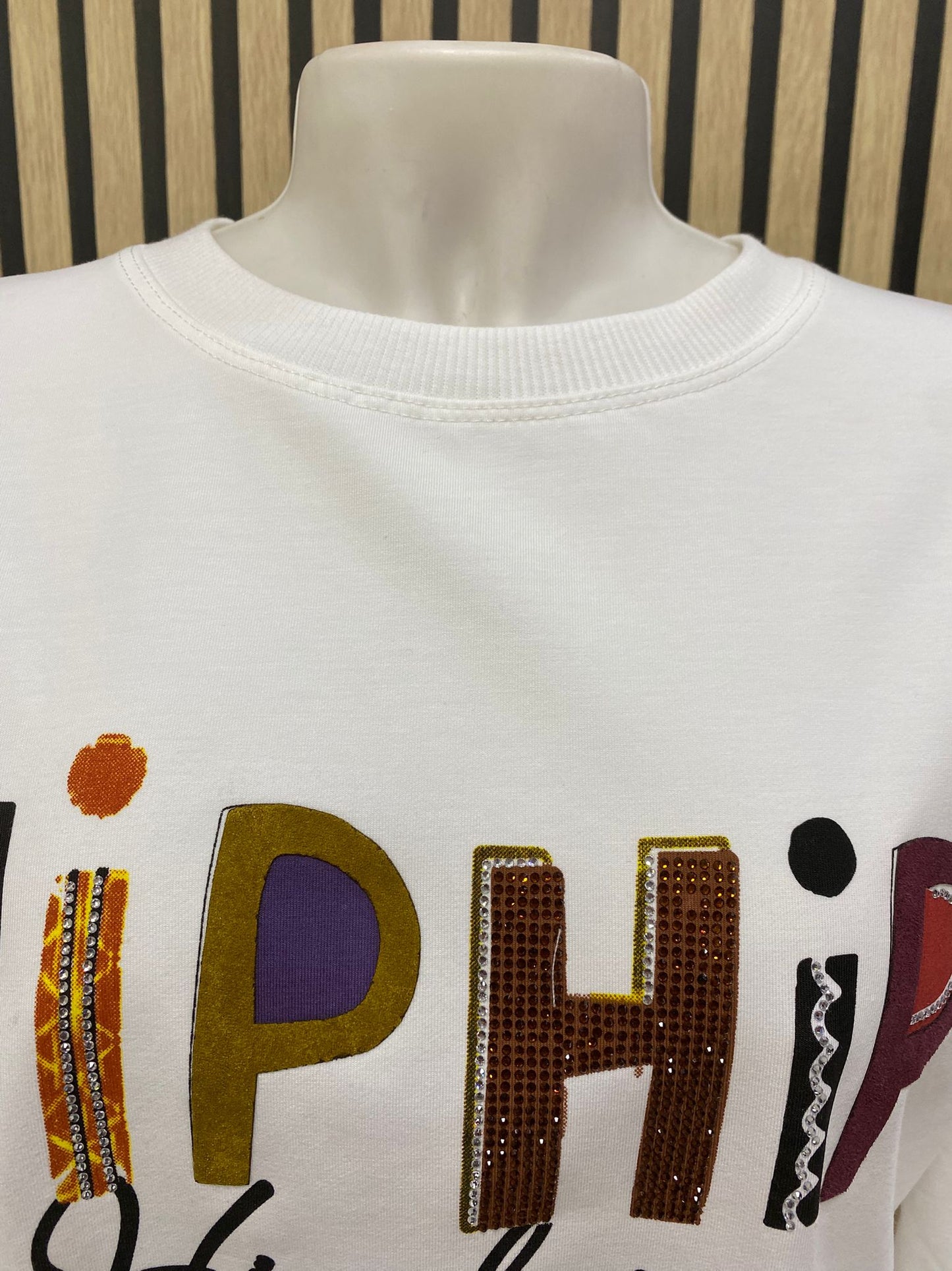 Sudadera blanca Hip