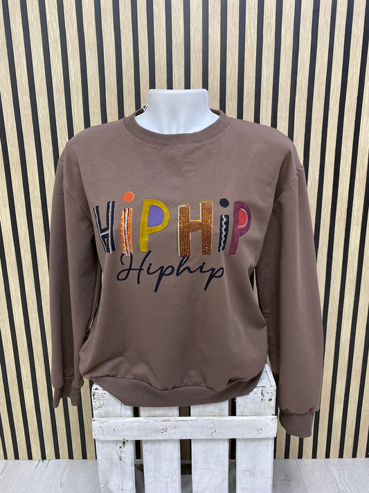 Sudadera marrón Hip