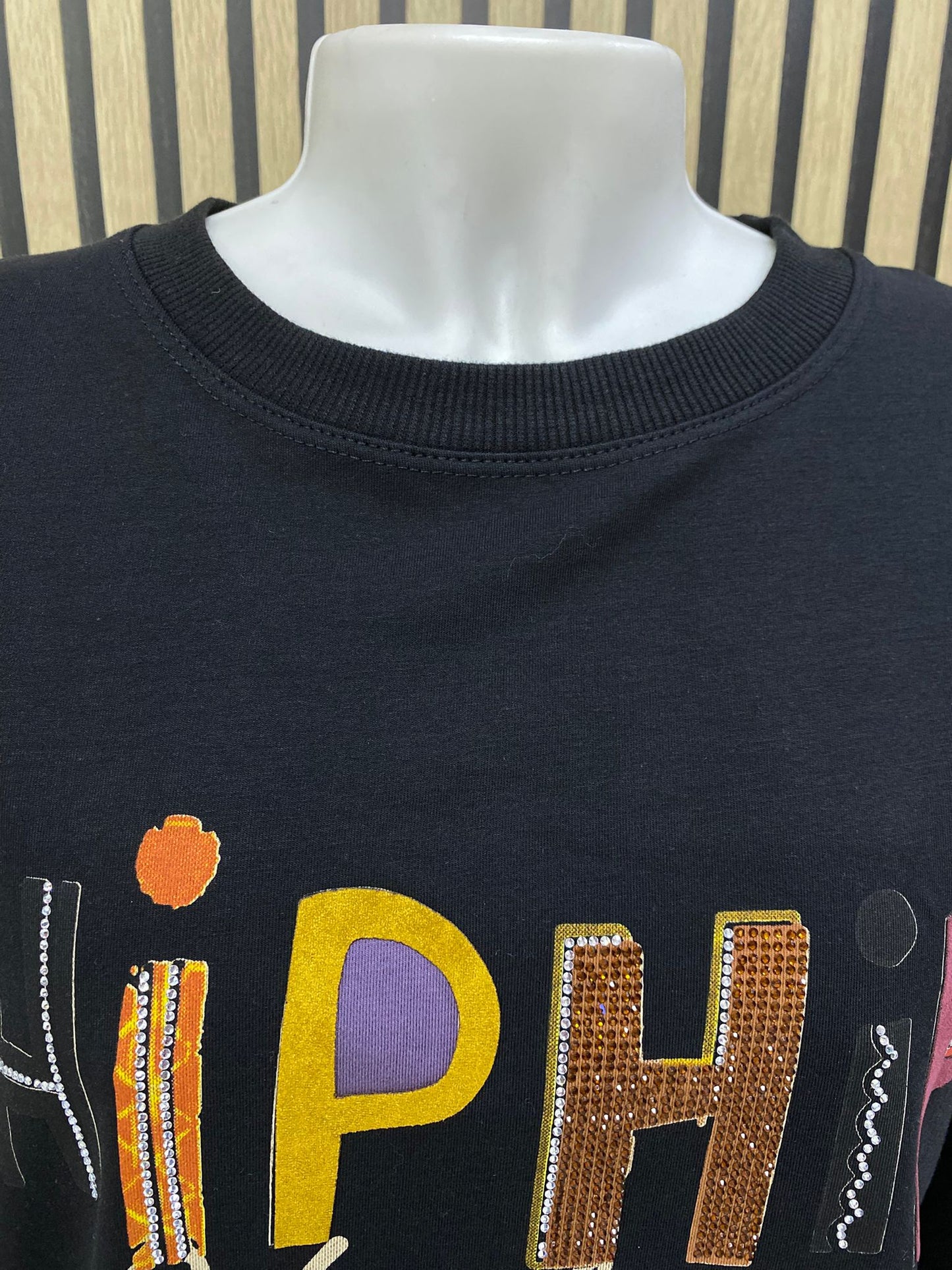 Sudadera negro Hip