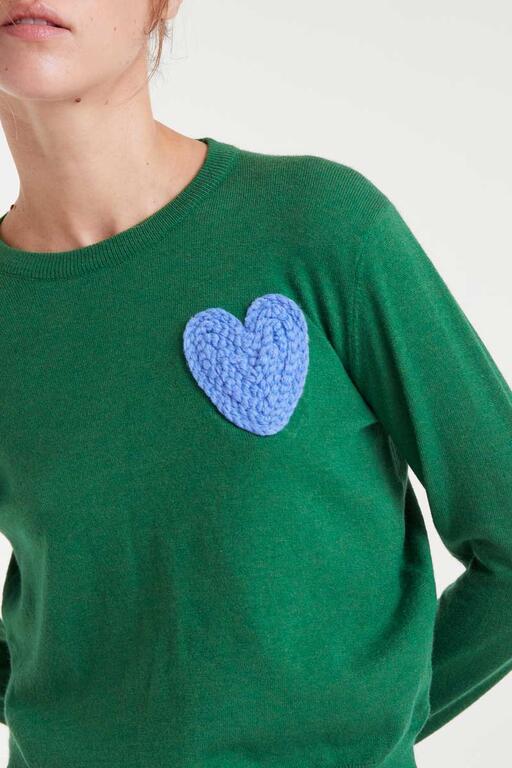 Jersey verde Corazón