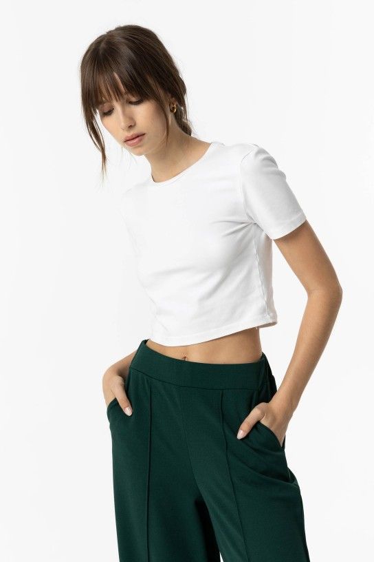 Pantalón ancho verde Manola