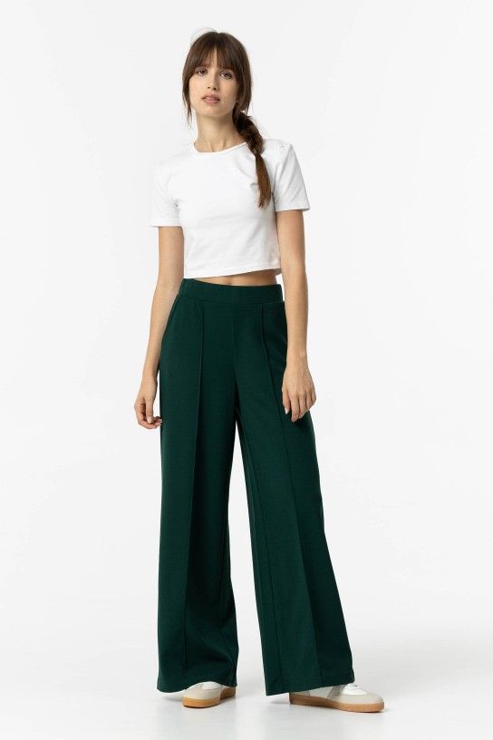 Pantalón ancho verde Manola