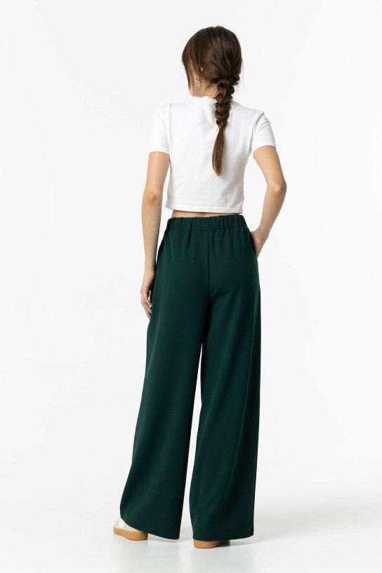 Pantalón ancho verde Manola