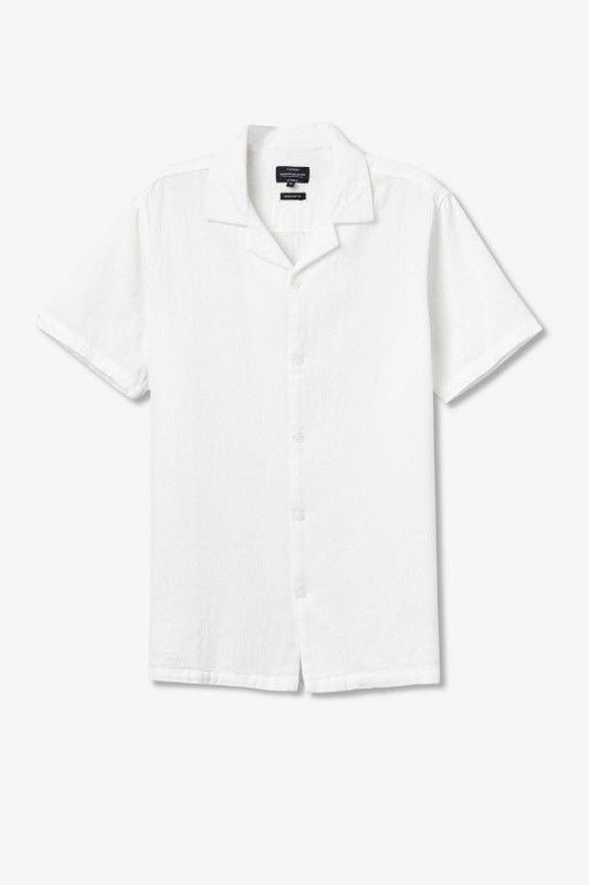 Camisa blanca manga corta Mathias