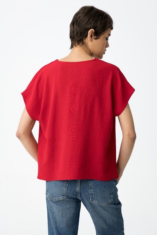 Camiseta satinada Maxine