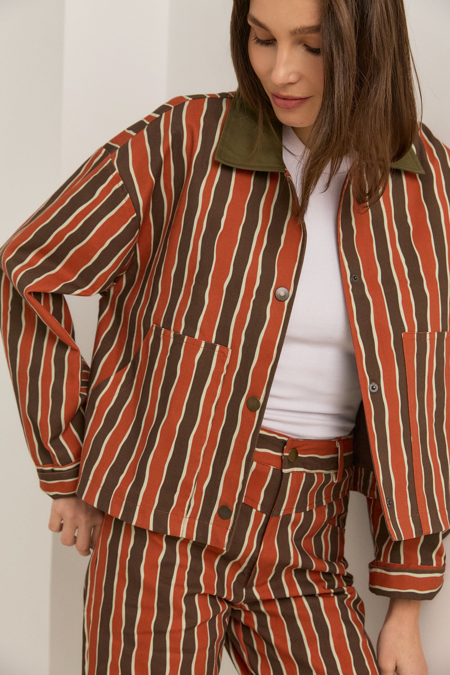 CHAQUETA BOND TEJA