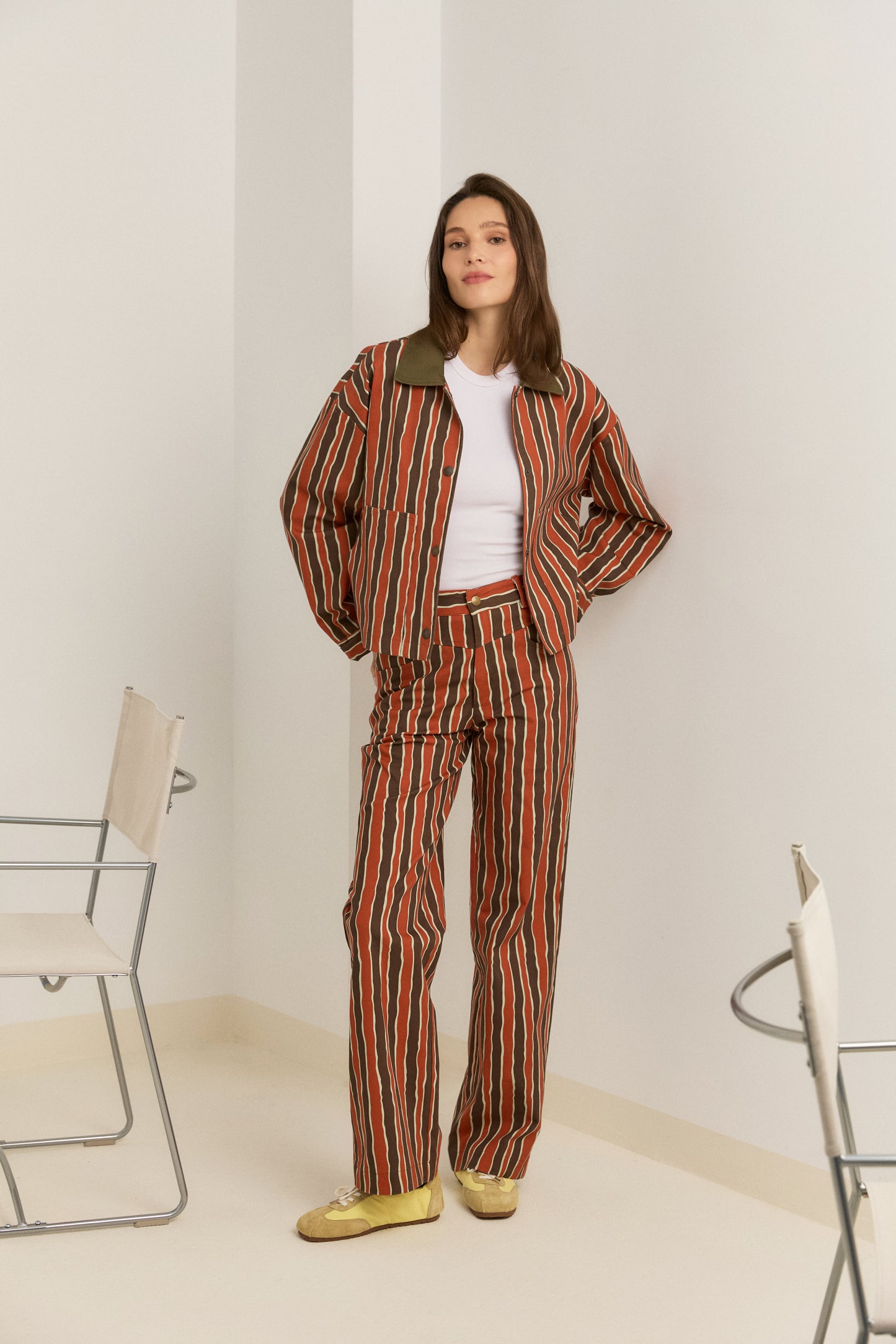 PANTALÓN BOND TEJA