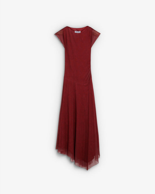 VESTIDO MANU BURDEOS