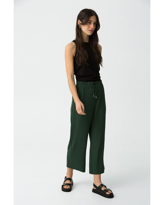 Pantalón culotte verde Francesca.