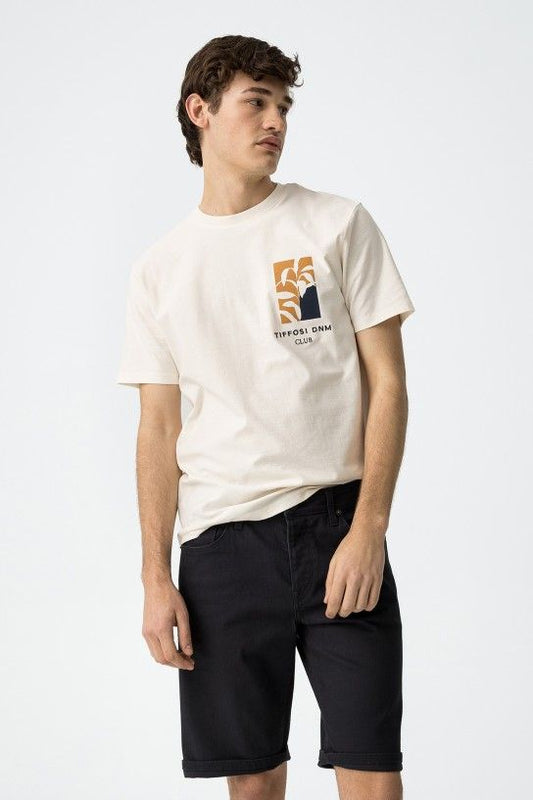Bermuda slim azul marino