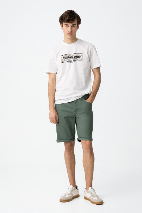 Bermuda slim verde