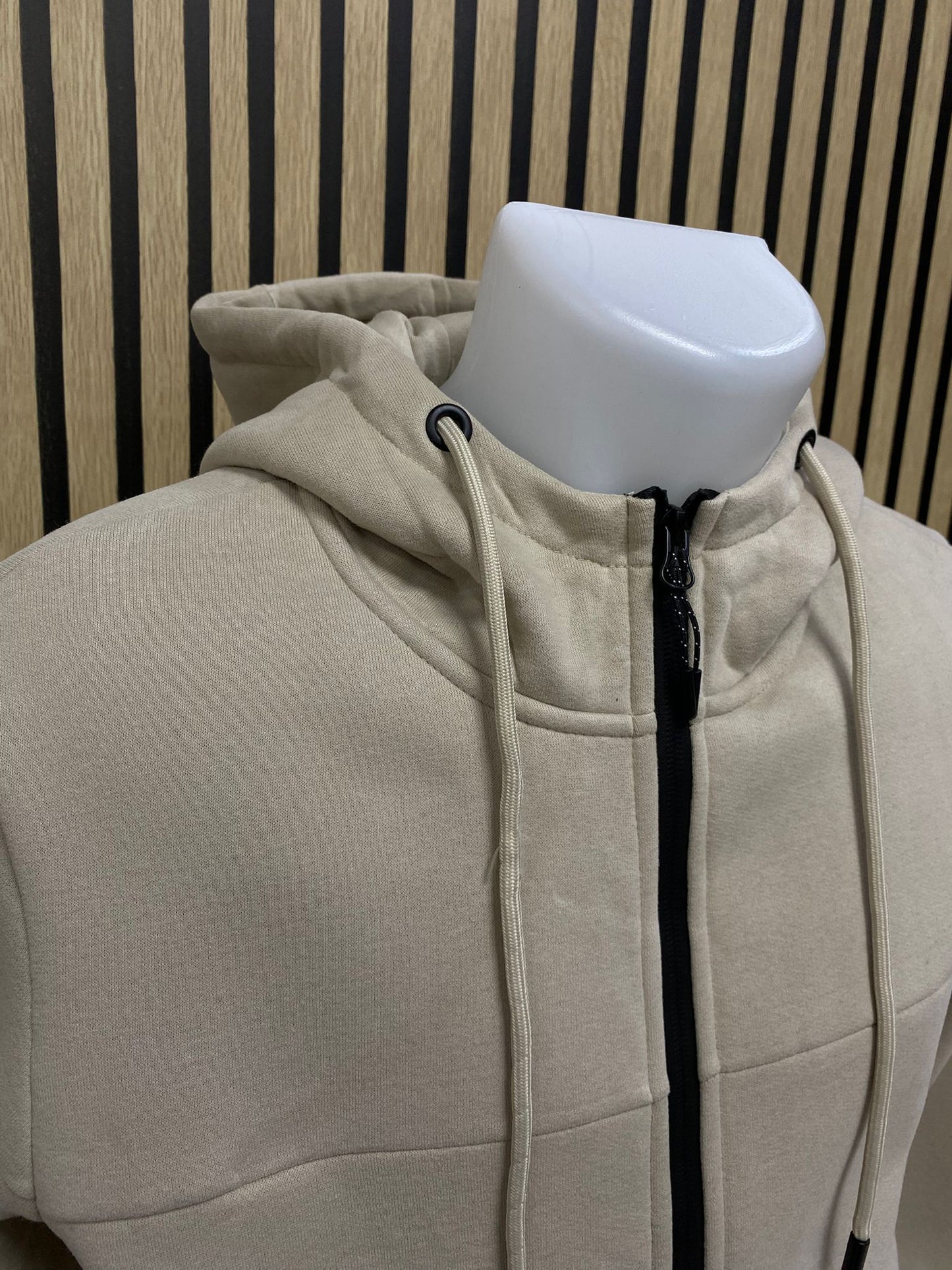Sudadera abierta beig Stan