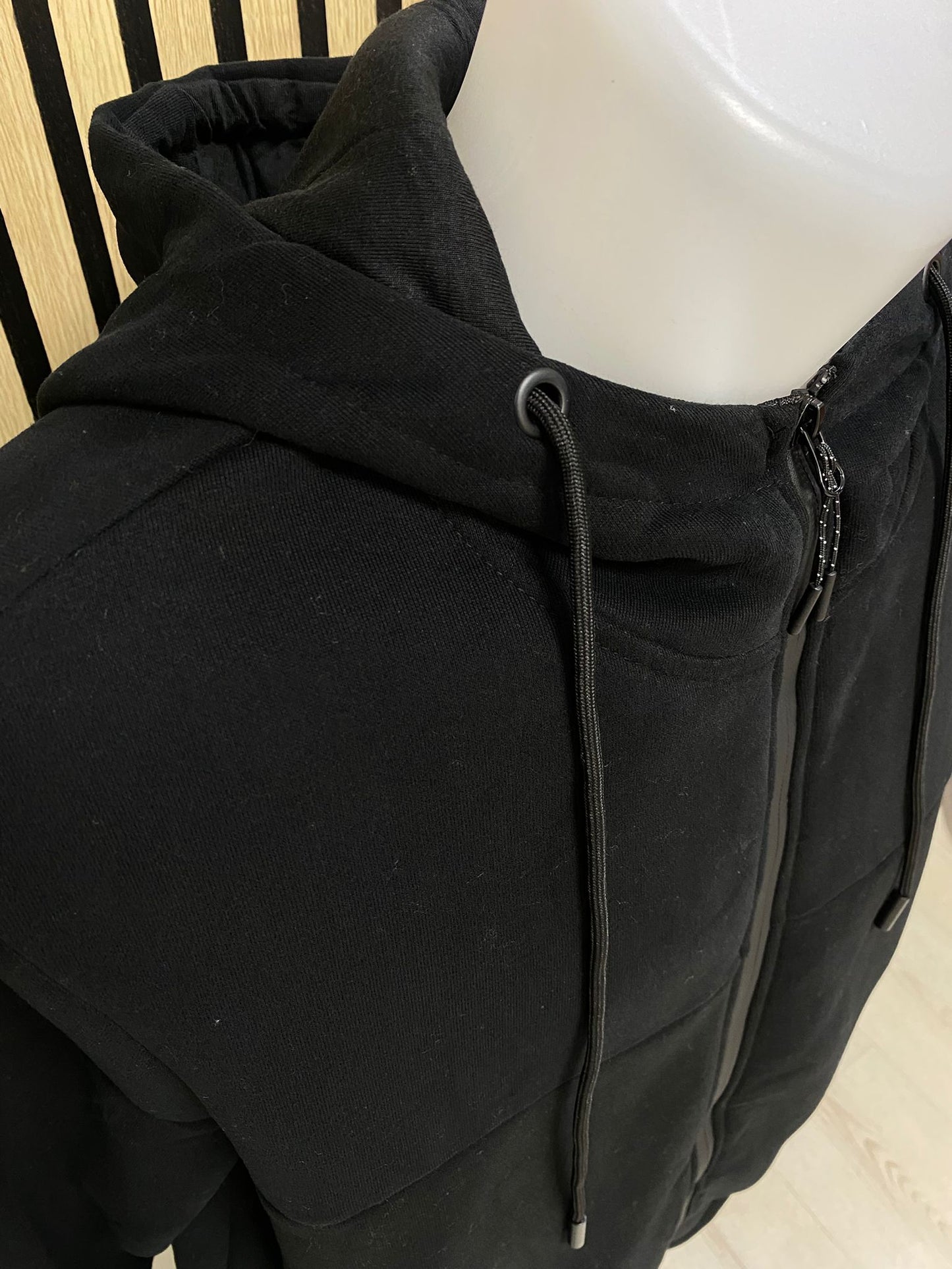 Sudadera abierta negra Stan