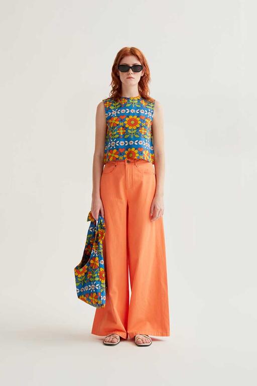 Top estampado Garden