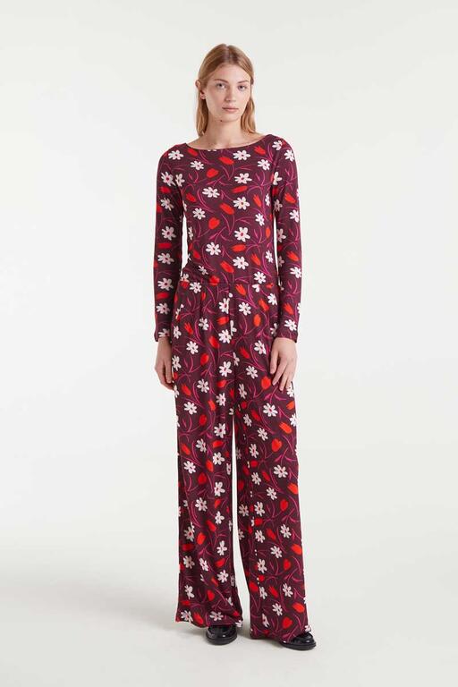 Top estampado Tulip