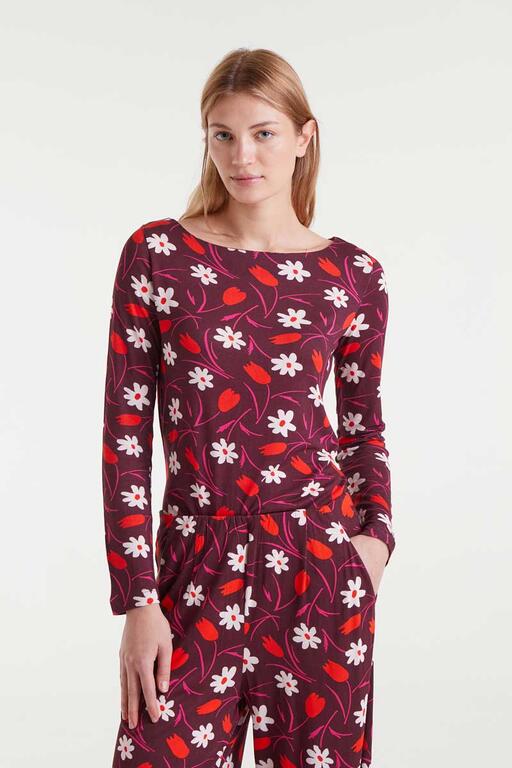 Top estampado Tulip