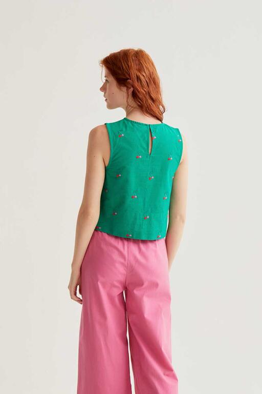 Top verde Cherries