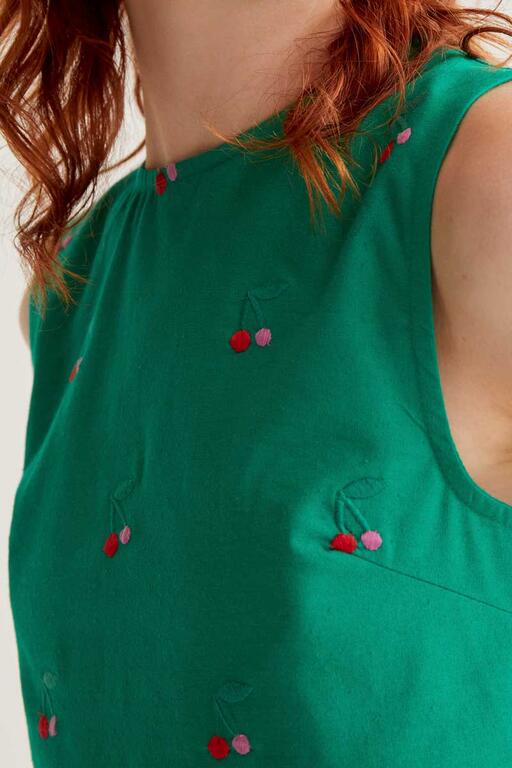 Top verde Cherries