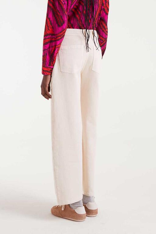 Pantalón vaquero blanco