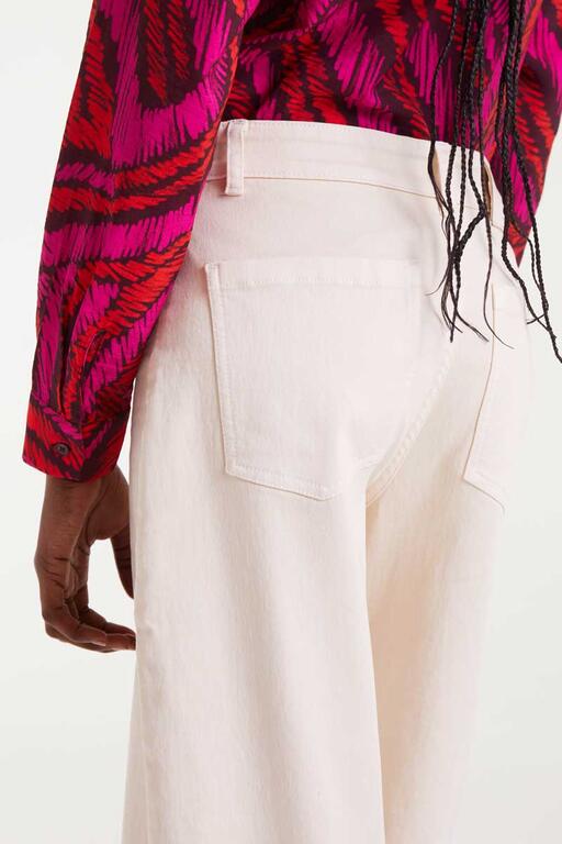 Pantalón vaquero blanco