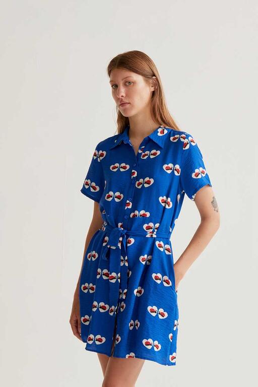 Vestido corto Coccinella