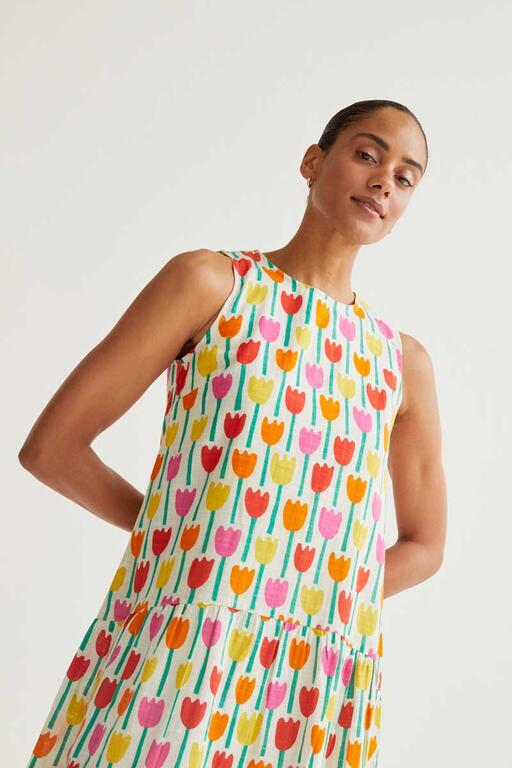 Vestido corto Tulipa